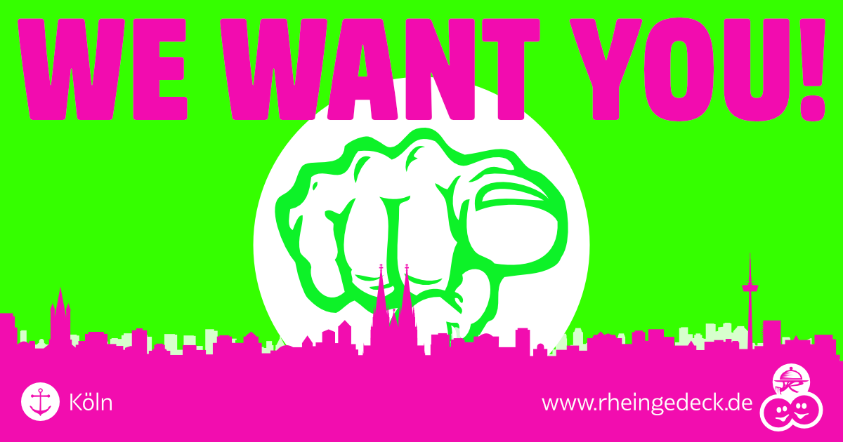 we want you! köln