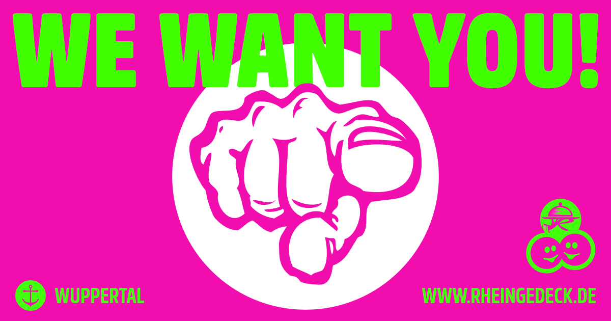 we want you! wuppertal